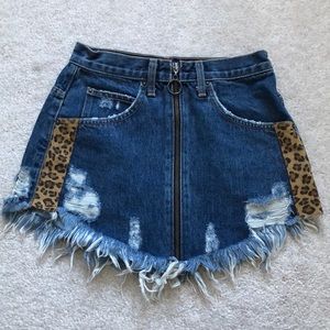 LF Carmar denim skirt